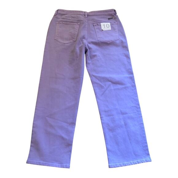 KanCan NWT Mari Ultra High Rise 90's Classic Straight Leg Lavender Jeans Size 10 - Picture 6 of 16